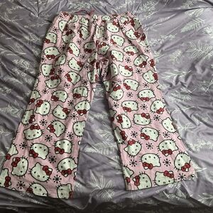 Hello Kitty Pink Pajama Bottoms for Kids